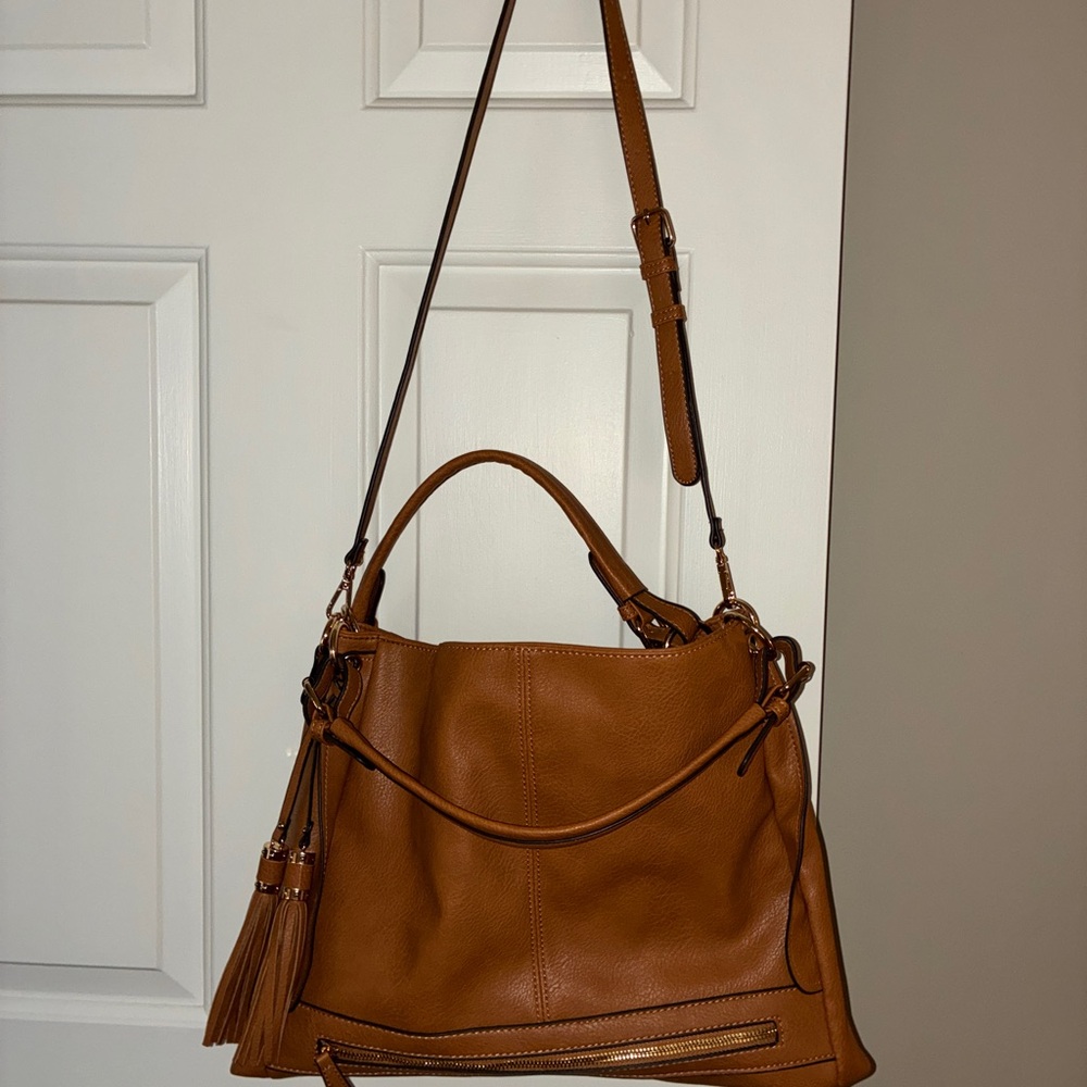 Urban Expressions Handbag Tote Style (Pecan Color) - Picture 10 of 14